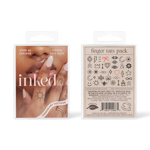 INKED by Dani- Finger Tats Pack Temporary Tattoos