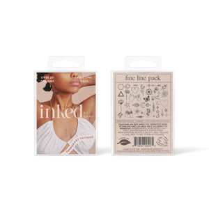INKED by Dani- Fine Line Pack Temporary Tattoos