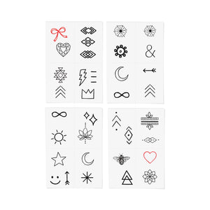 INKED by Dani- Finger Tats Pack Temporary Tattoos