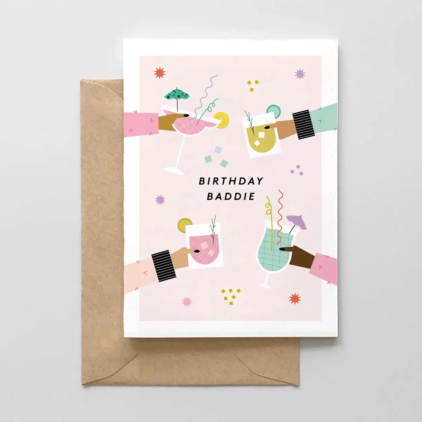 Birthday Baddie-Greeting Card