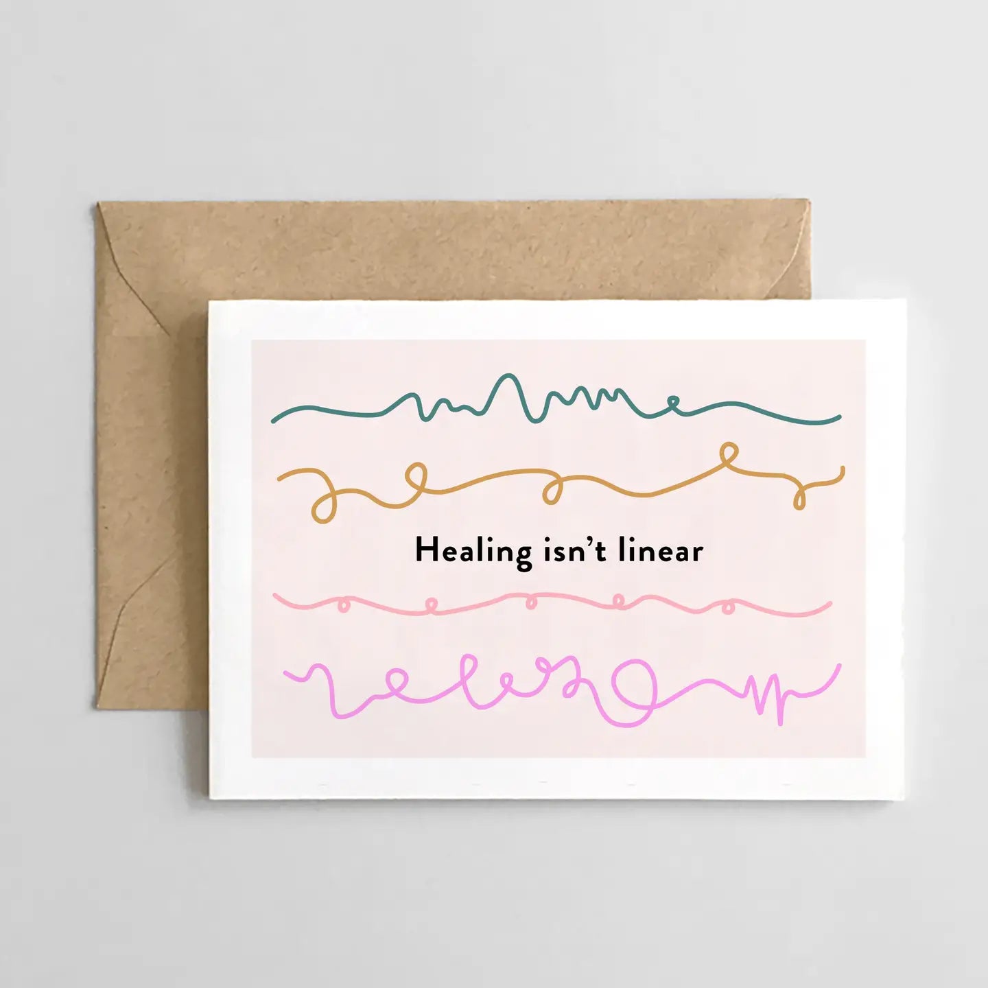 Healing Isn't Linear-Greeting Card