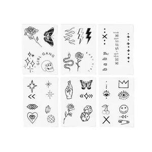 INKED by Dani- Bad Babe Temporary Tattoo Pack