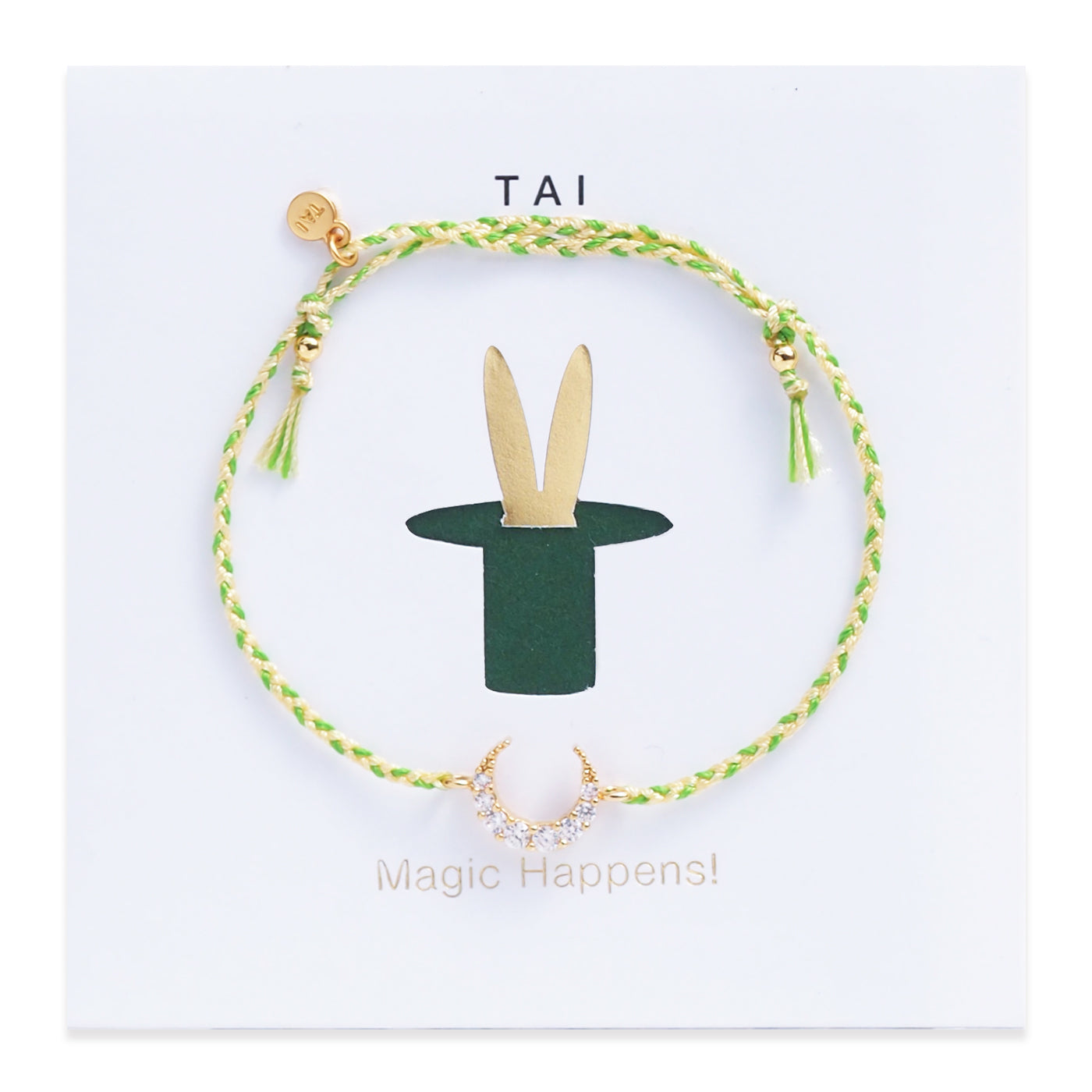 TAI JEWELRY-Handmade Woven Cord Bracelet- Magic Happens!