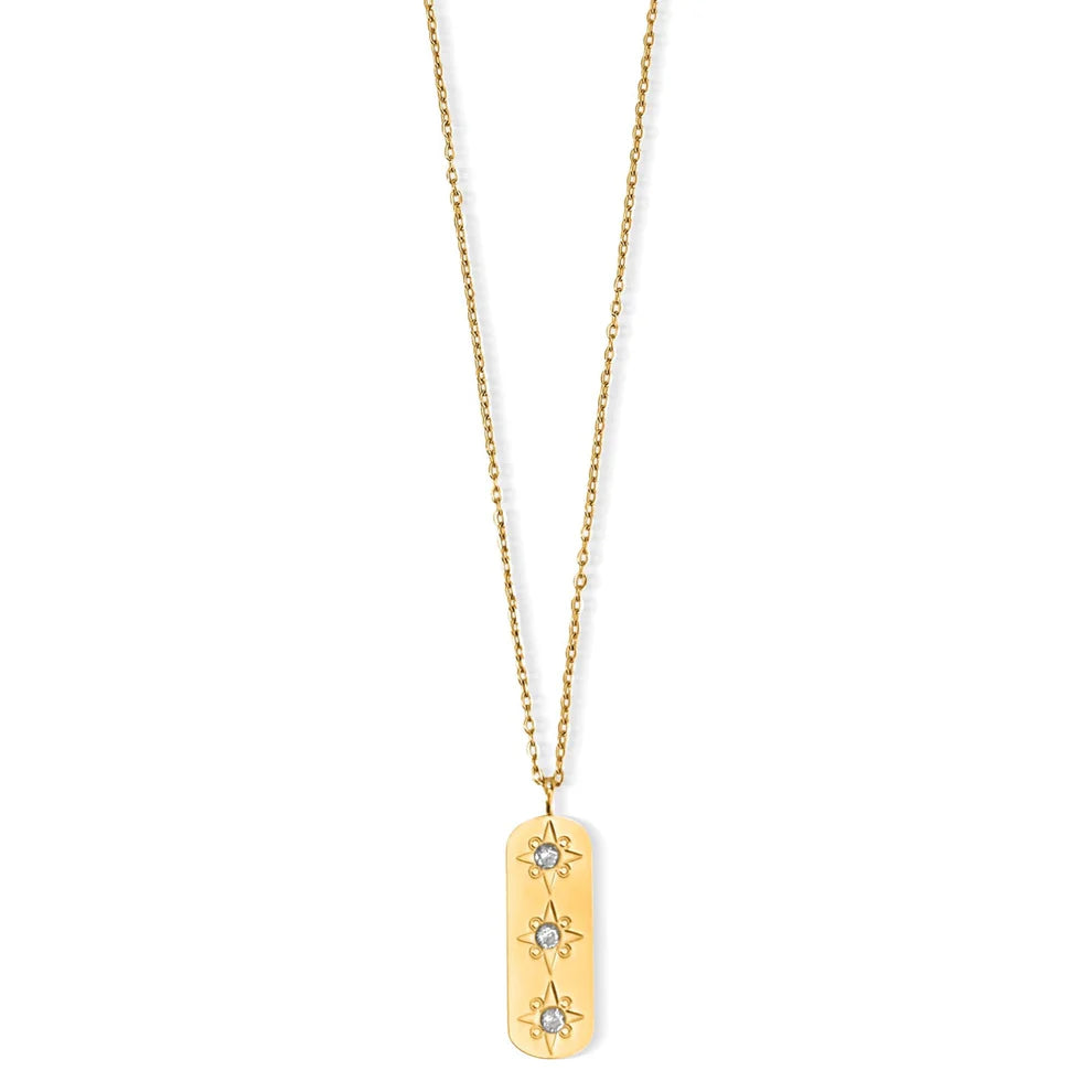 Ellie Vail-Coven North Star Tag Pendant Necklace