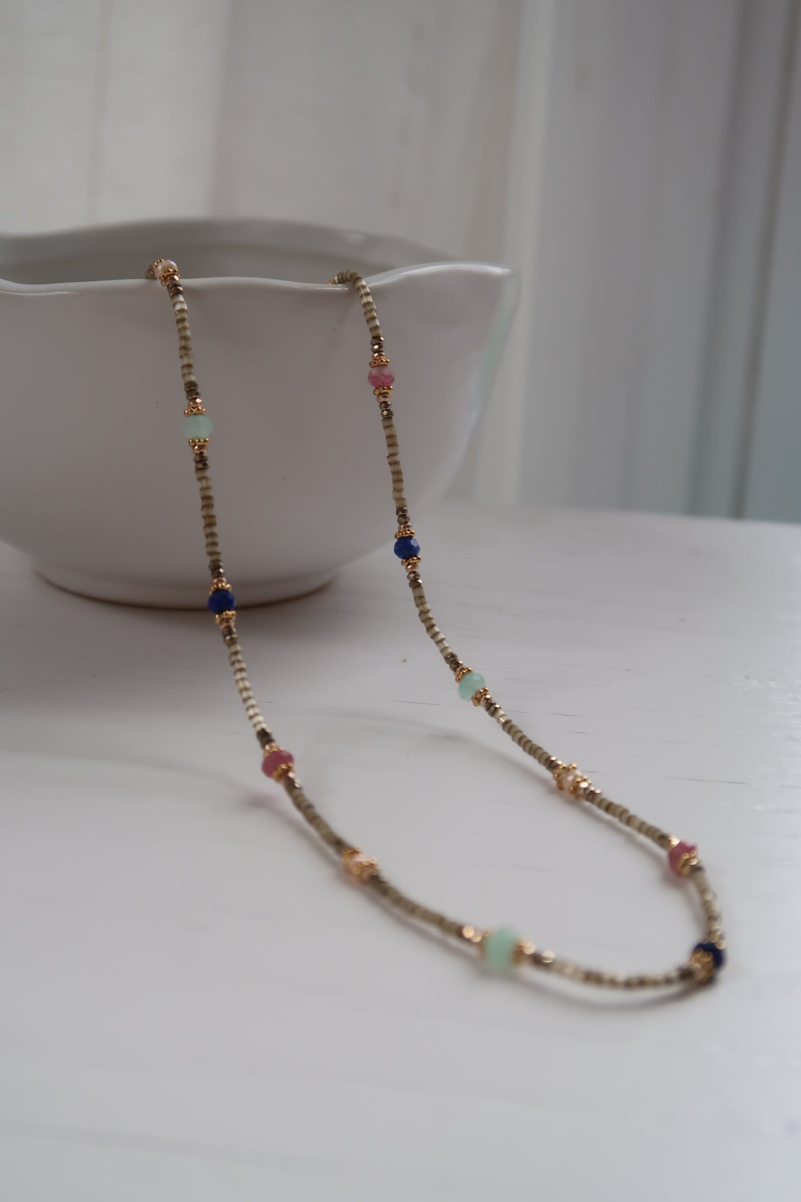 Beaded Confetti Necklace