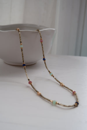 Beaded Confetti Necklace