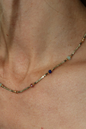 Beaded Confetti Necklace