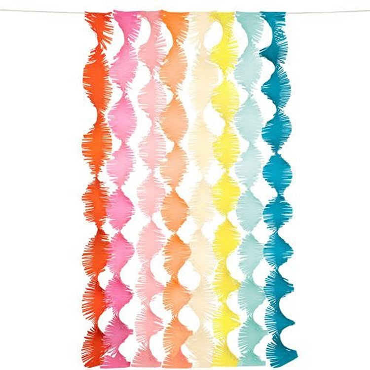 MERI MERI Rainbow Twisty Fringe Backdrop