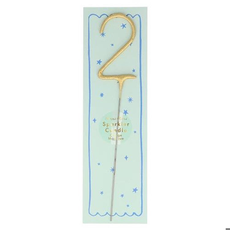 Gold Sparkler 2 Candle
