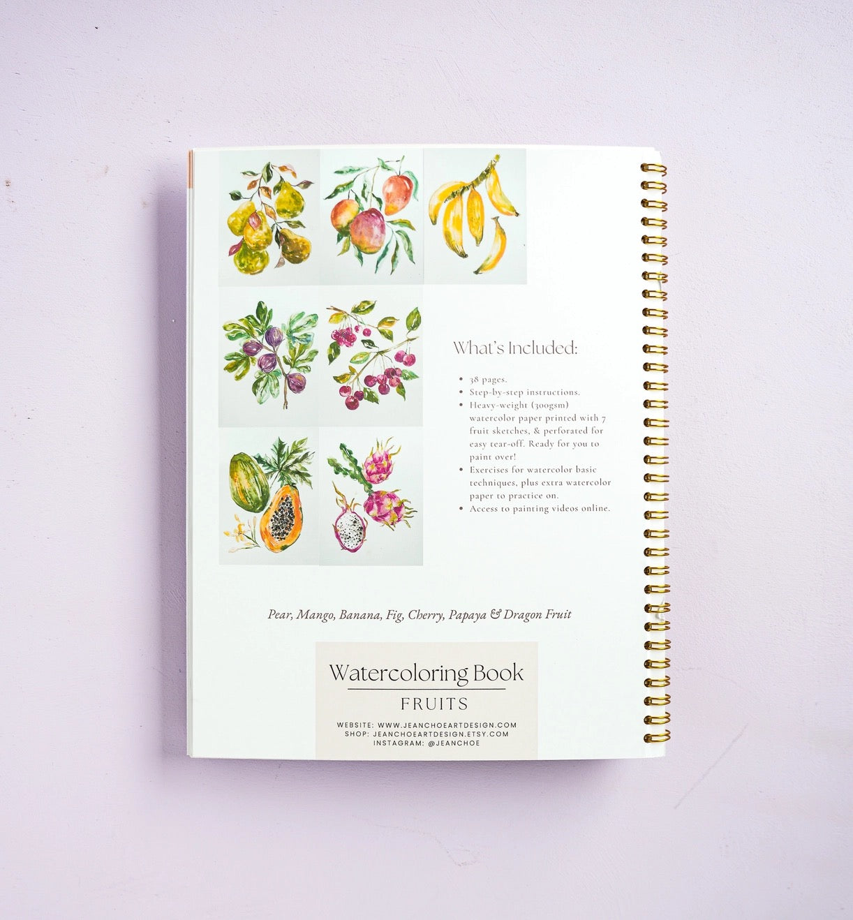 Watercoloring Book *Fruits*