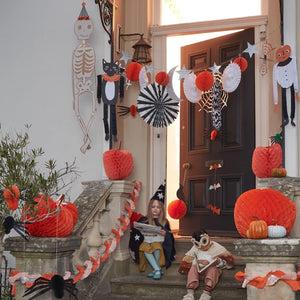 MERI MERI Halloween Honeycomb Shapes Garland