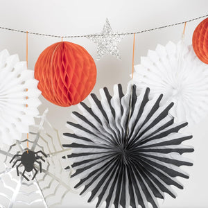 MERI MERI Halloween Honeycomb Shapes Garland