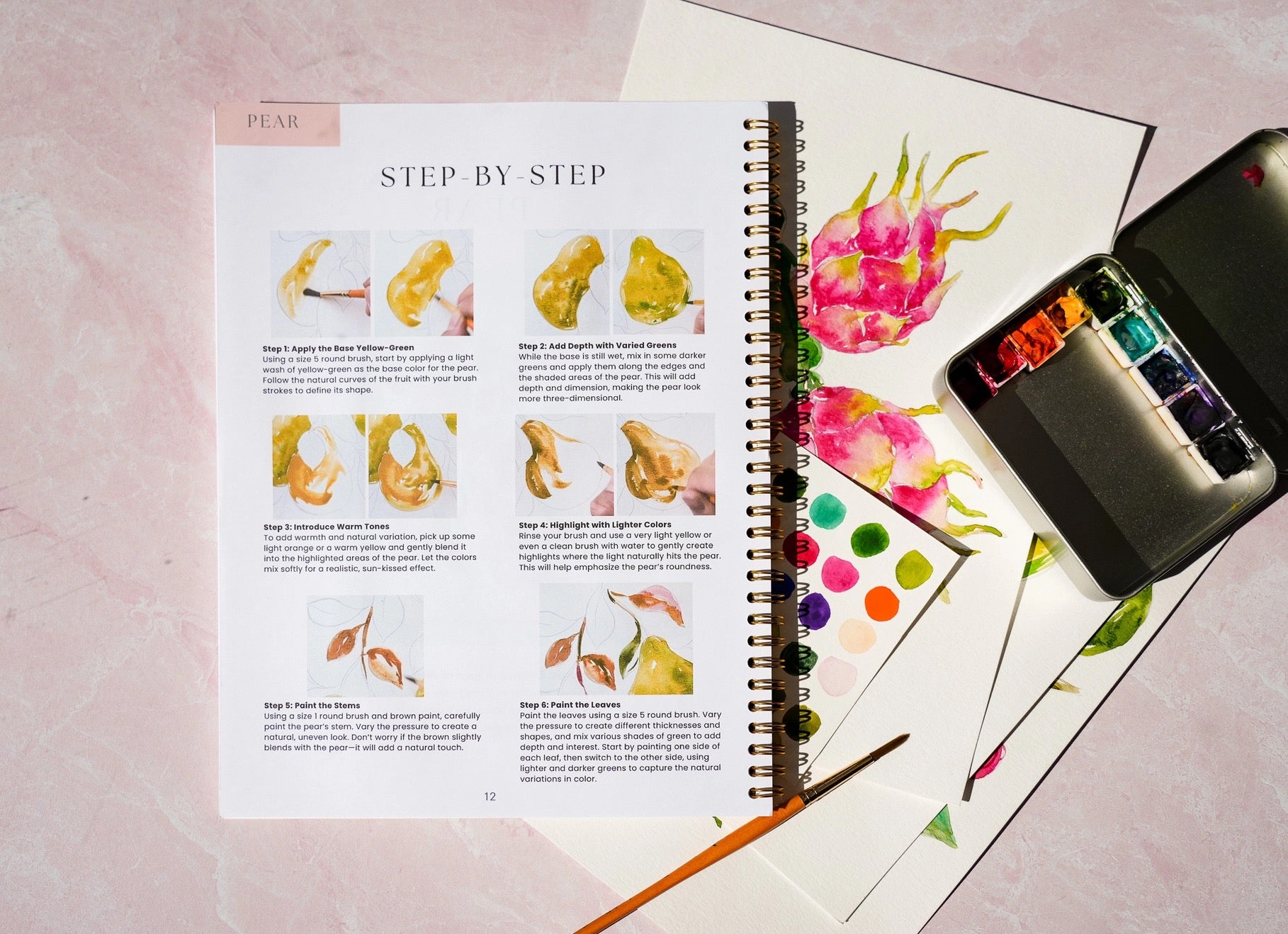 Watercoloring Book *Fruits*