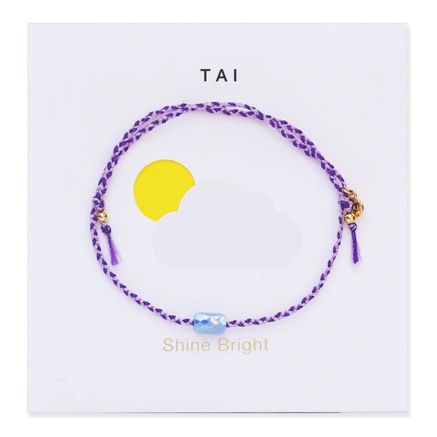 TAI JEWELRY-Handmade Beaded Cord Bracelet