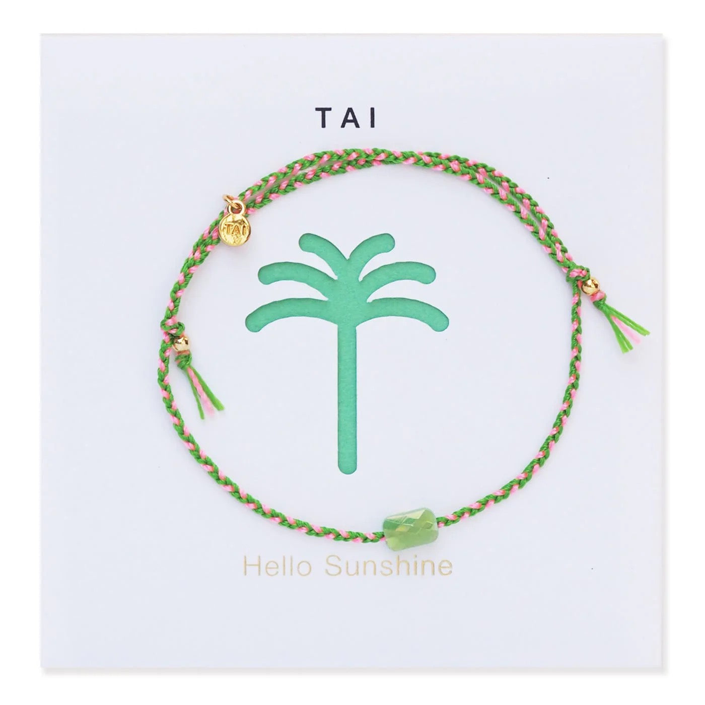 TAI JEWELRY-Handmade Beaded Cord Bracelet