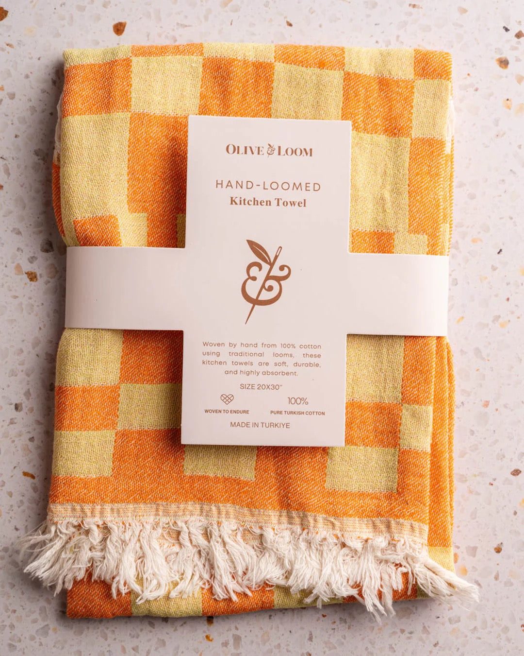 Olive & Loom-Grids Geometric Kitchen Towel