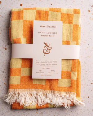 Olive & Loom-Grids Geometric Kitchen Towel