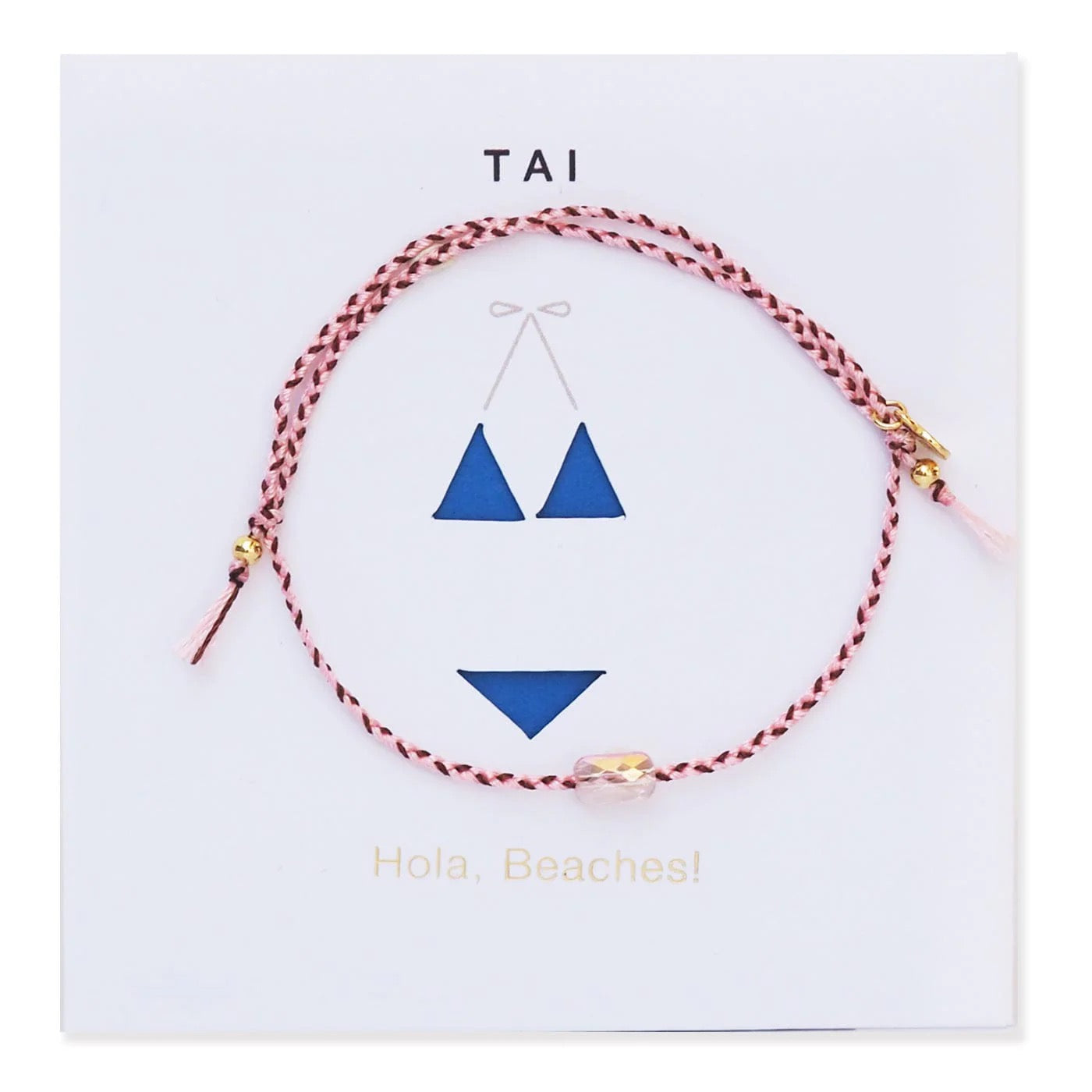 TAI JEWELRY-Handmade Beaded Cord Bracelet
