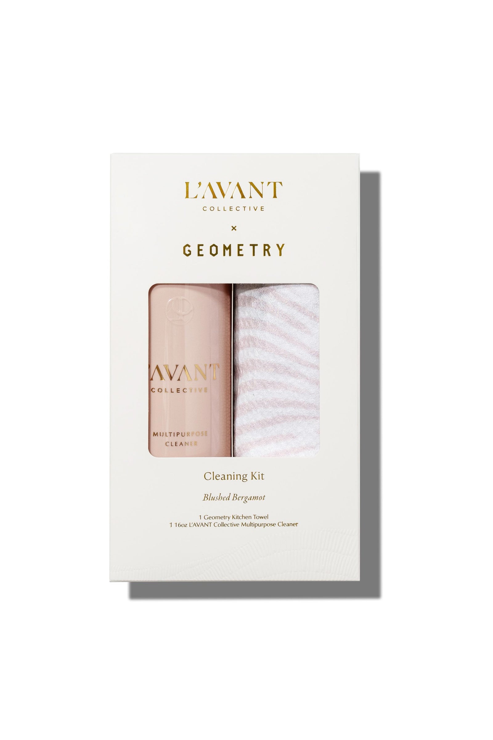 L'AVANT x Geometry Cleaning Kit Blushed Bergamot