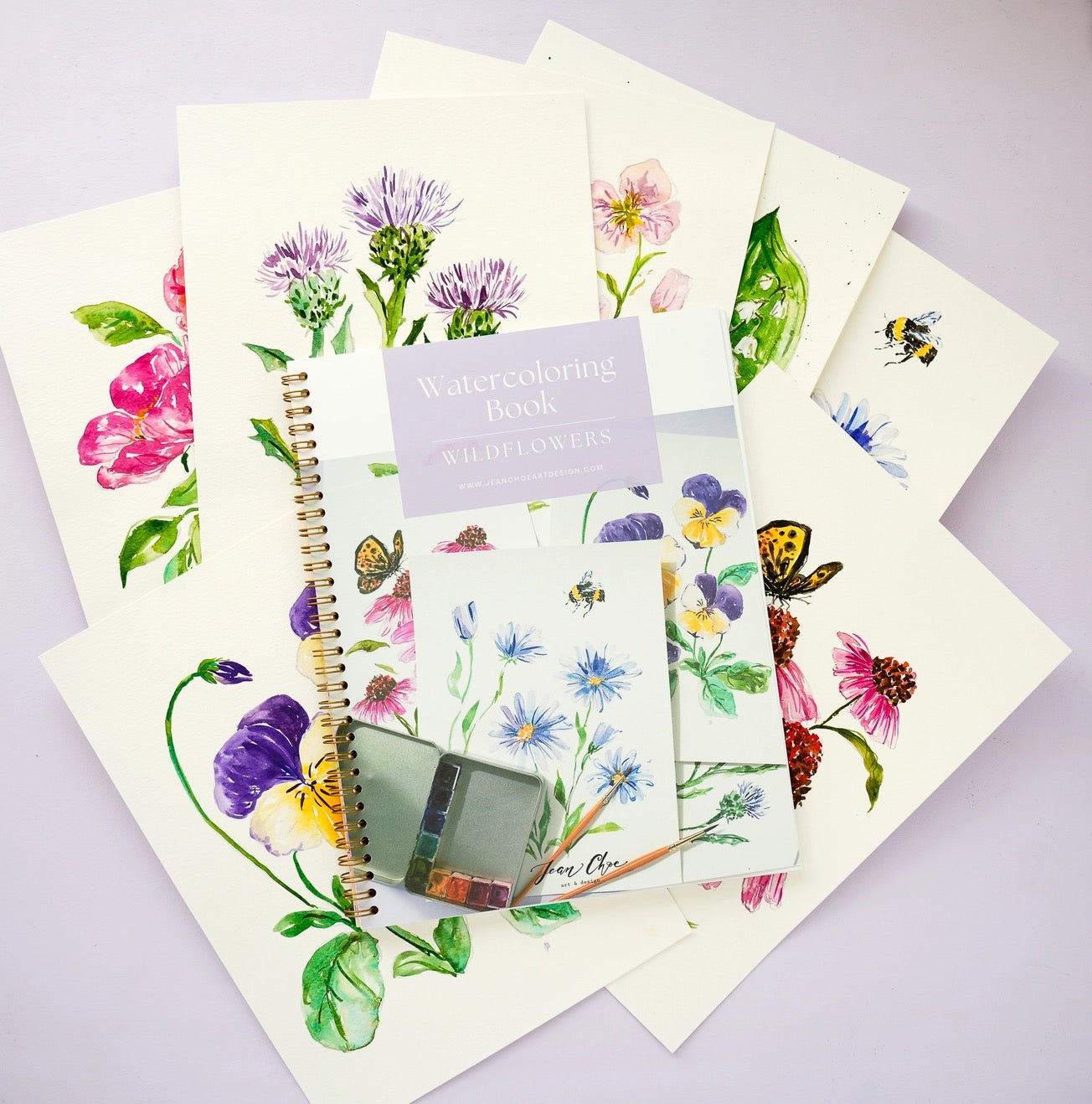 Watercoloring Book *Wildflowers*