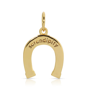 Happy Chance Horseshoe Pendant Necklace