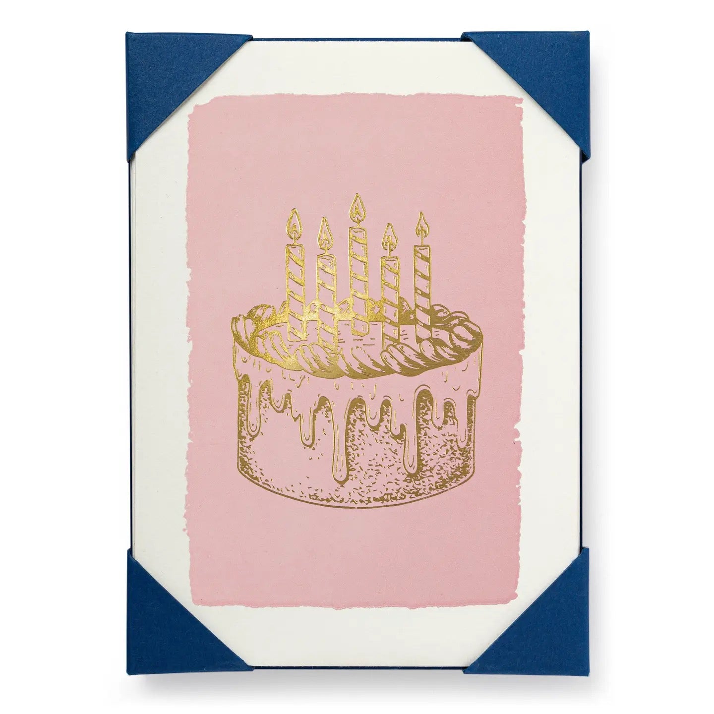 Note Cards- Gold Cake (pack of 5)