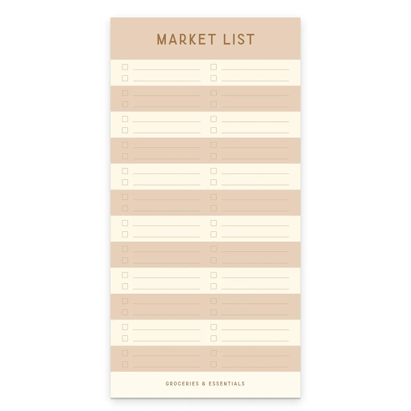 Market List Notepad