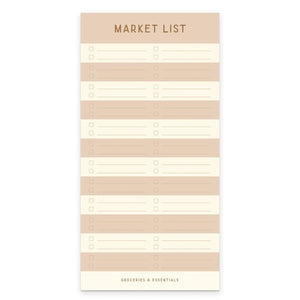 Market List Notepad