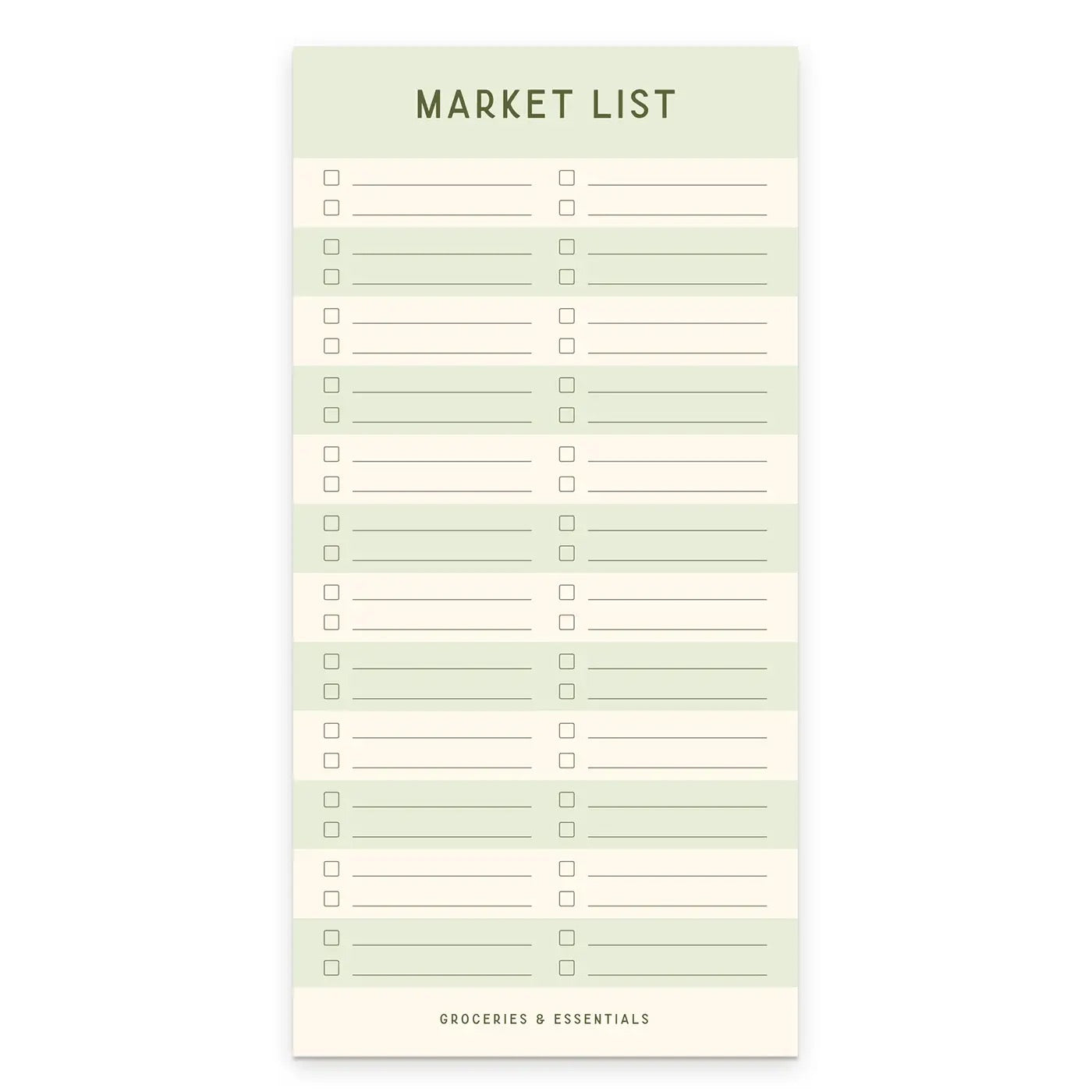 Market List Notepad