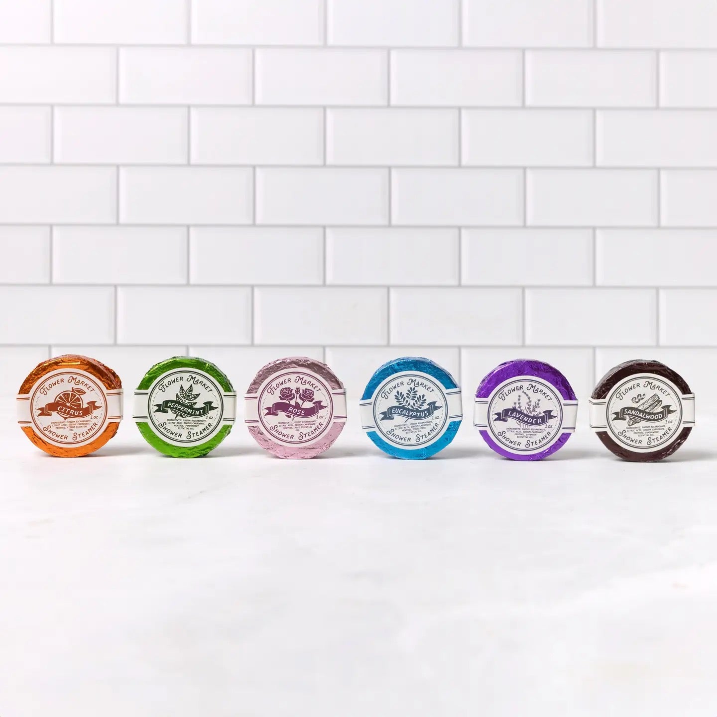 Boxed Shower Steamers- 8 Piece Aromatherapy Set