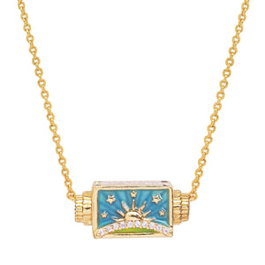 Sunset Peaks Spinner Necklace