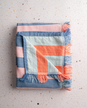 Olive & Loom-Cabana Stripe Beach Towel