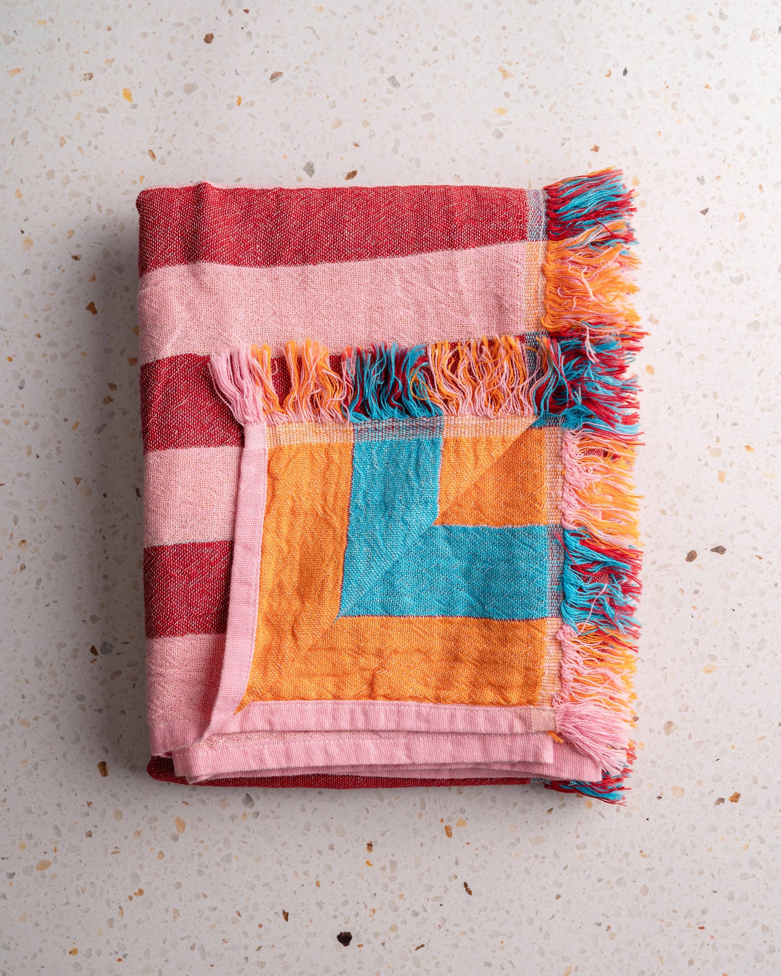 Olive & Loom-Cabana Stripe Beach Towel