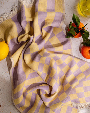 Olive & Loom- Blocks Geometric Kitchen Towel