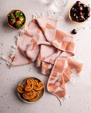 Olive & Loom- Tiles Geometric Kitchen Towel
