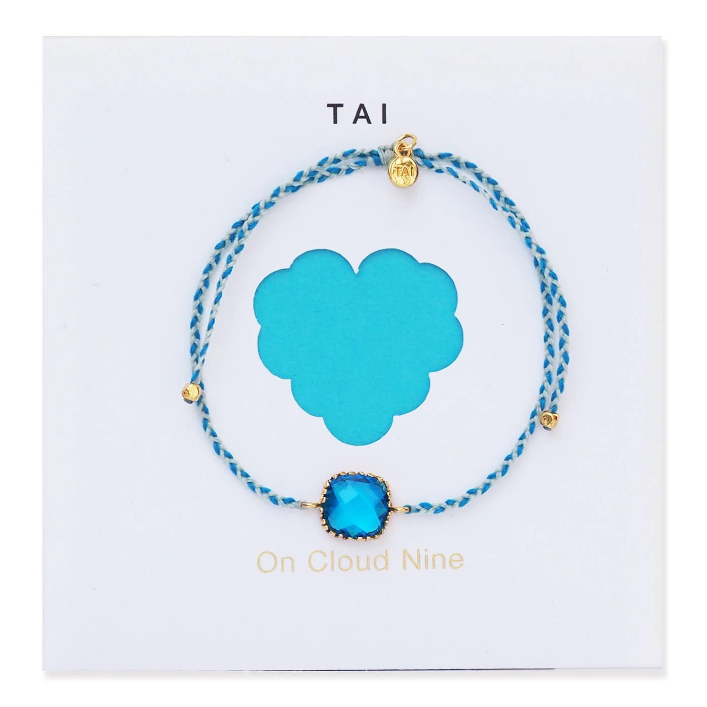 TAI Jewelry-Handmade Woven Cord Bracelet- On Cloud Nine