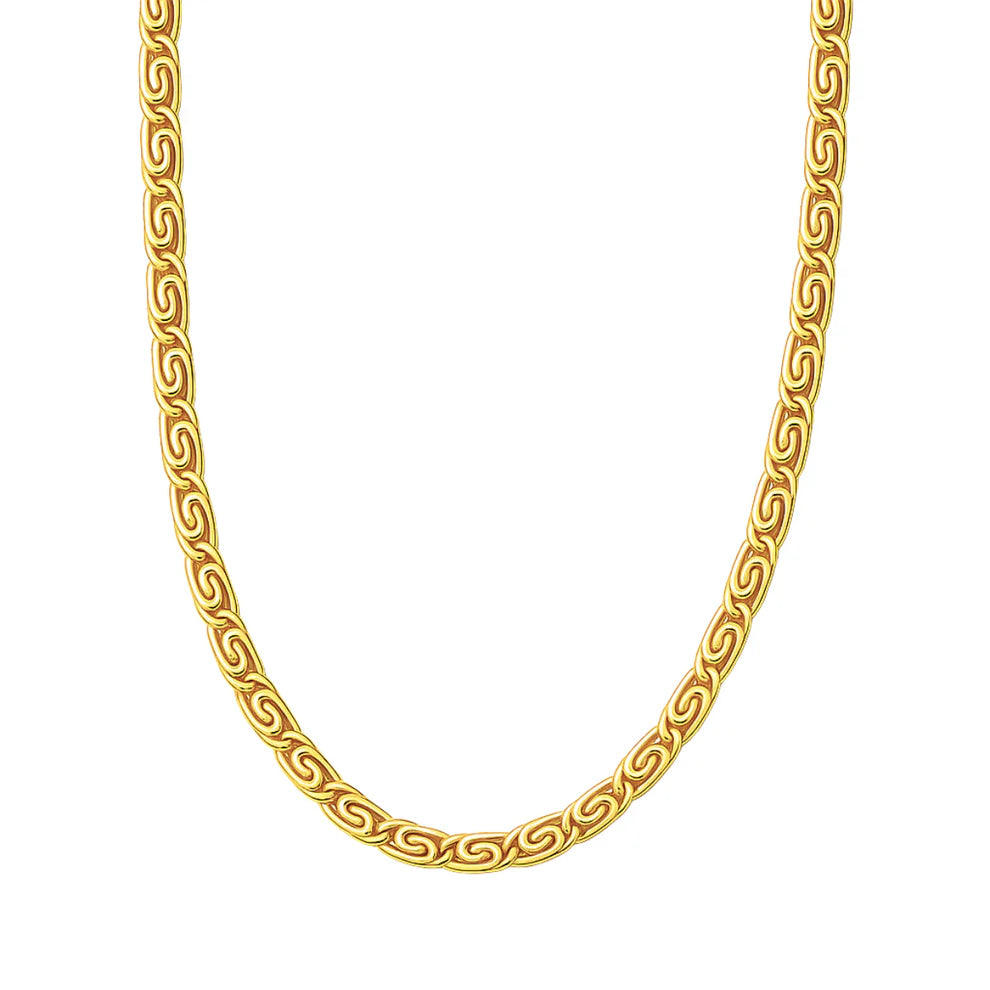 Ellie Vail Ornella Snail Chain Choker Necklace