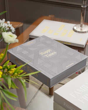 PRINTWORKS Photo Album Book- Grey Happy Times