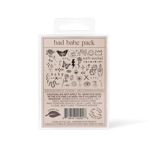 INKED by Dani- Bad Babe Temporary Tattoo Pack