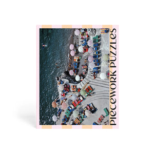 Positano Beach - Slim Aarons Collab - 1000 Pieces Puzzle- Pieceworks