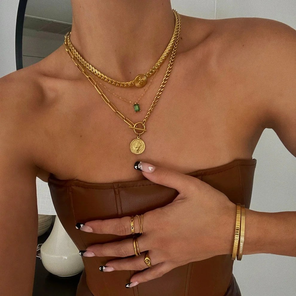 Ellie Vail-Bethany Baguette Necklace