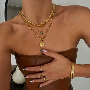Ellie Vail-Bethany Baguette Necklace