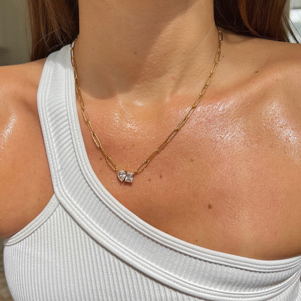 Ellie Vail-Cecilia Toi Et Moi Necklace