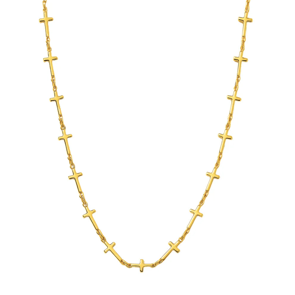 Ellie Vail Kennedy Cross Chain Necklace