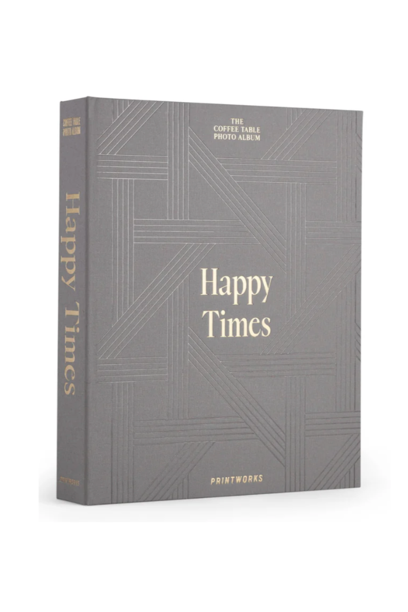 Large Happy Times Gray Storage Box