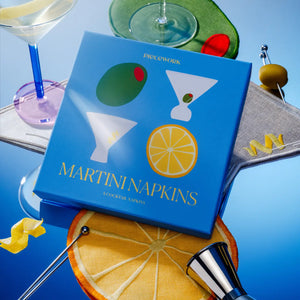 Martini Cocktail Napkins - Set of 4