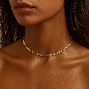 Ellie Vail Ornella Snail Chain Choker Necklace